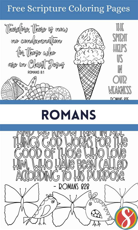 romans scripture coloring pages stevie doodles