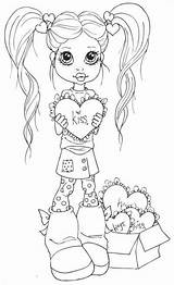 Coloring Pages Valentines Saturated Canary Girls Stamps Digital Girl Old Colouring Printable Sheets Book Hugs Kisses Sherri Baldy Years Kids sketch template