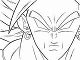 Broly Lssj Lineart Drawing Pages Colouring Deviantart Getdrawings sketch template