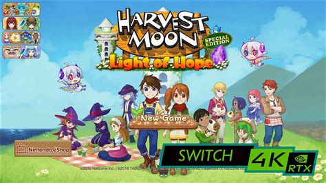 harvest moon light  hope rtx   nintendo switch emulator