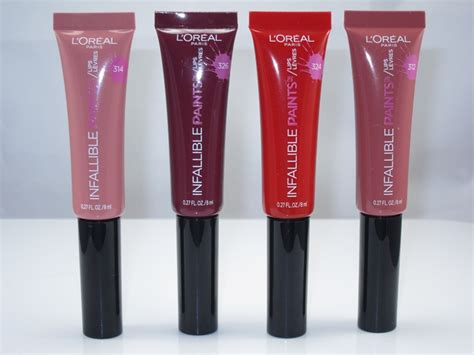 L’oreal Infallible Lip Paints Review And Swatches Musings
