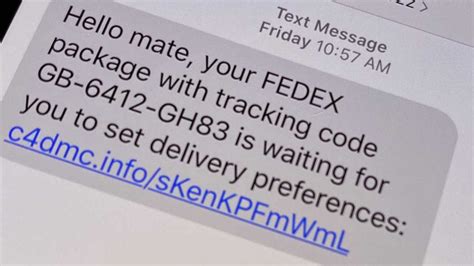 Scam Text Message Be Wary Of This Delivery Notification