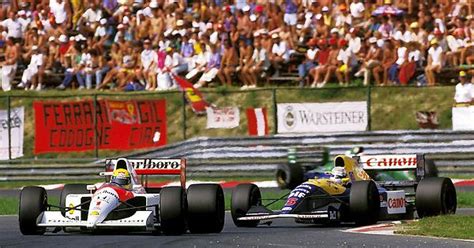 Ayrton Senna And Nigel Mansell Hungary 1991 Imgur