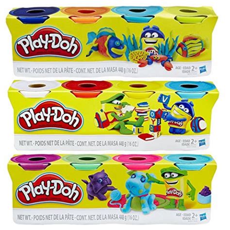 play doh  pack  colors  packs  cans total walmartcom