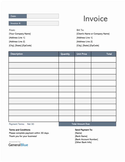 invoice template  microsoft excel microsoft office invoice format riset