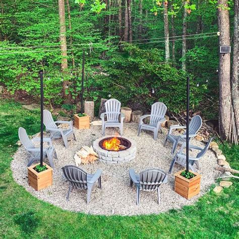 outdoor fire pit seating ideas  family handyman