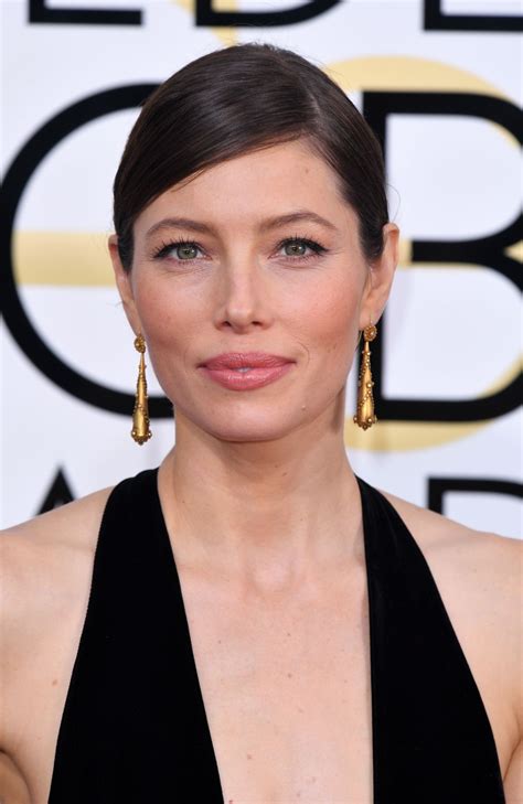 Jessica Biel At 74th Annual Golden Globe Awards In Beverly