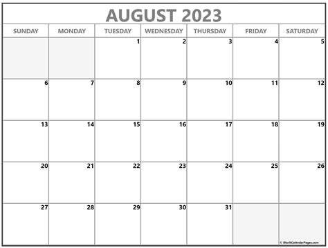 august calendar   printable template wishes images printable