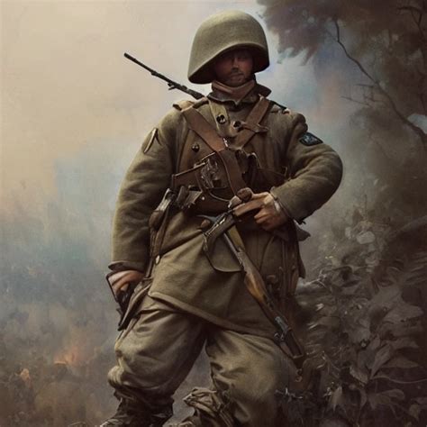 perfect drawing   brave ukrainian soldier   historical