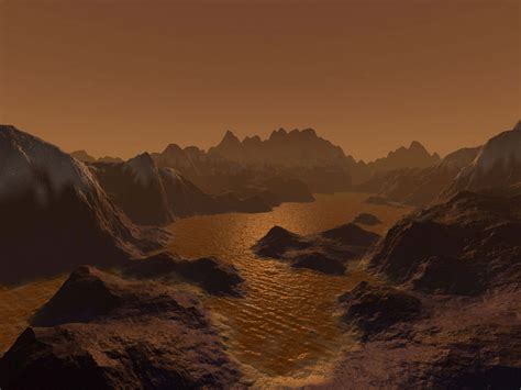 storms  lakes  titan revealed  computer modeling universe today