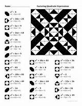 Factoring Quadratic Expressions Quadratics Algebra Algebraico Aric Lenguaje Ecuaciones Polinomios Cuadraticas Matematicas Expresiones Algebraicas Didactico Equations Pines Polynomials Pizzazz Ejercicios sketch template