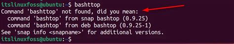 Troubleshooting Bash Command Not Found Error In Linux – Its Linux Foss