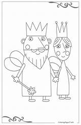 Roi Coloriage Reine Royaume Coloringpages7 sketch template