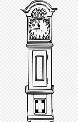 Colorear Reloj Grandfather Clocks Movement Relojes sketch template