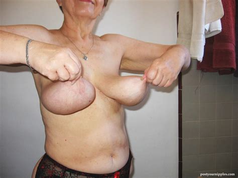 saggy granny pinching here nipples post your areola pics and photos