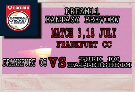 Fcc Vs Tuh Match 3 Ecs T10 Frankfurt Dream11 Today Match Prediction