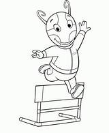 Coloring Pages Backyardigans Pablo Sticky Related sketch template