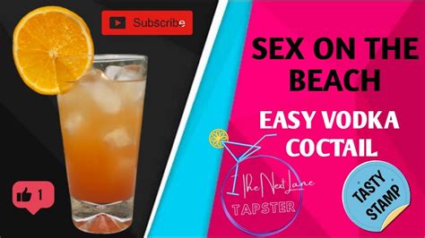 sex on the beach easy vodka cocktail at home cocktails