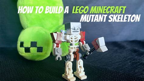 build  custom lego minecraft mutant skeleton youtube