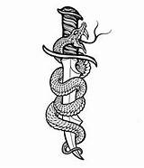Dagger Tattoo Drawing Snake Tattoos Drawings sketch template