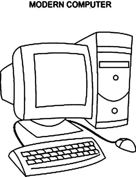 computer modern computer coloring page  images color