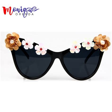 buy monique women sunglasses sweet flower oversize