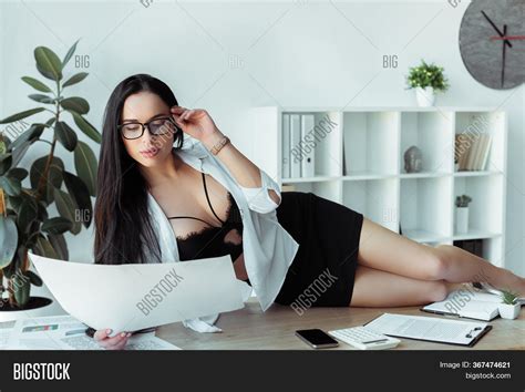 Sexy Secretary Bra Image And Photo Free Trial Bigstock
