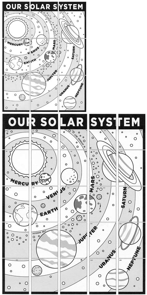 solar system  kindergarten coloring pages learny kids
