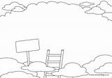 Magic Land Faraway Tree Pages Doodle Kids Blank Ladder sketch template