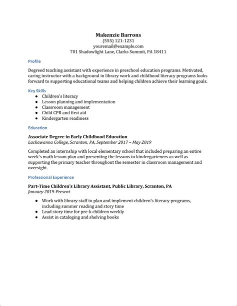 associate degree mentioned  resume sample resume  gallery