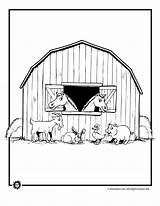 Coloring Farm Pages Animals Barnyard Animal Kids Barn Colouring Preschool Activities Sheets Animaljr House Print Jr Barns Popular Embroidery Crafts sketch template