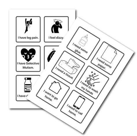 printable communication cards   verbal autism etsy uk