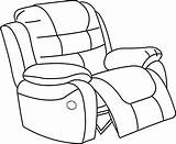 Recliner Drawing Clipartmag sketch template