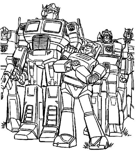 transformers coloring page coloring book