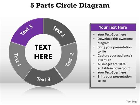 parts circle diagram  graphics  background  powerpoint  designs
