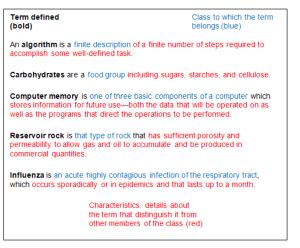 section  extended   formal definitions technical