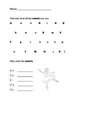 vowels worksheets