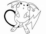 Raichu K5 K5worksheets Emoji Pokémon sketch template