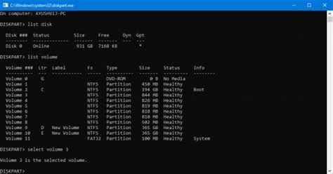 fix element not found error for bootrec fixboot on windows 10