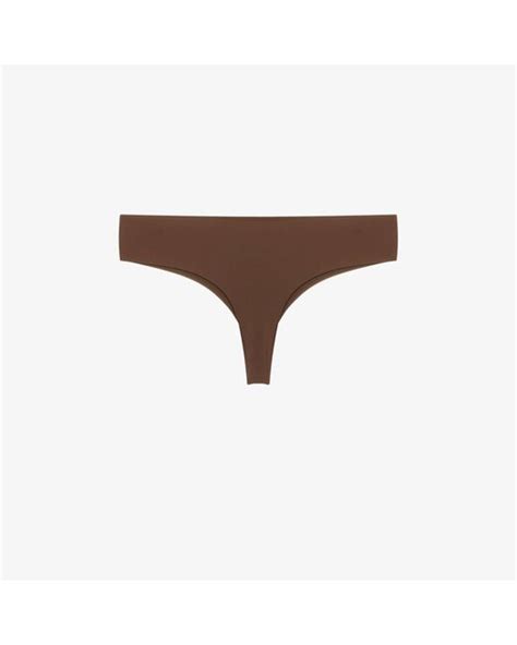 Nubian Skin Brown Naked Brazilian Thong Set Lyst