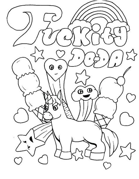 inspirational   printable adult swear word coloring pages