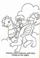 Coloring Pages 80s Cartoon 1980s Moondreamers Galaxia Getcolorings Print Vintage sketch template
