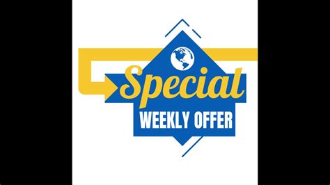weekly specials  youtube