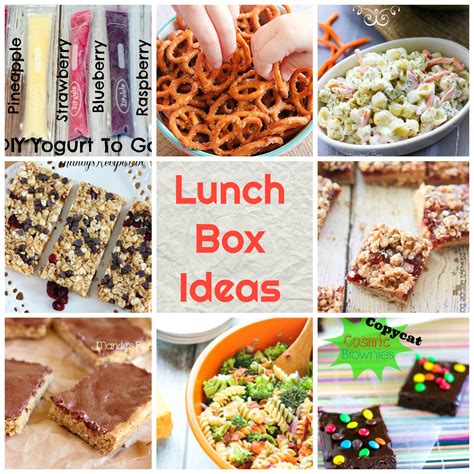 lunch box ideas mandys recipe box