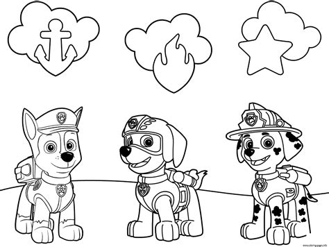 marshall paw patrol coloring page paw patrol coloring pages info