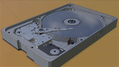 hard drive  model cgtrader
