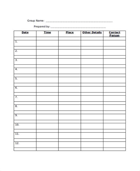 monthly work schedule template task list templates