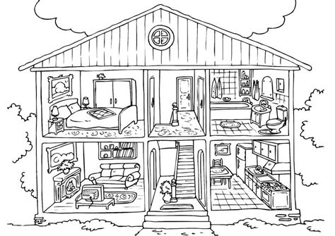 housesw  coloring pages coloring page kids