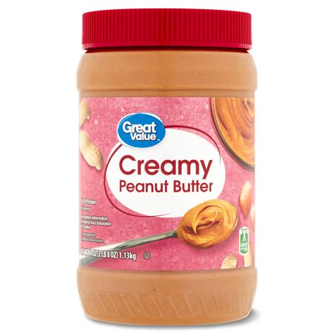 great  creamy peanut butter  oz jar walmartcom