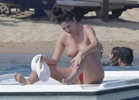 bleona qereti topless pussy lips on the beach in sardinia 6741 celebrity